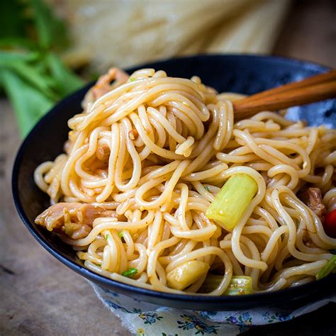 Rice Stick Noodles Stir Fry China Sichuan Food