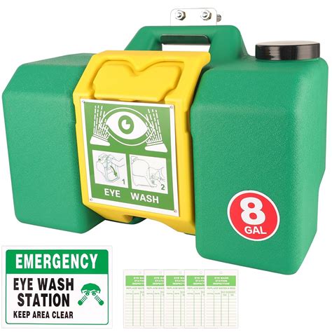 portable eyewash station osha approved emergency yzzwer  gallon wall