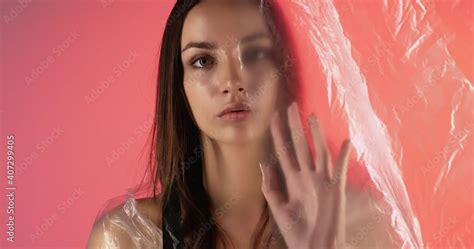 Skin Rejuvenation Aesthetic Cosmetology Anti Aging Procedure Sensual Woman With Nude Makeup