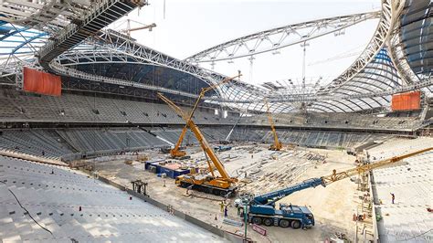 Zaha Hadid's Al Wakrah 2022 FIFA World Cup Stadium in Qatar nears completion | News | Archinect