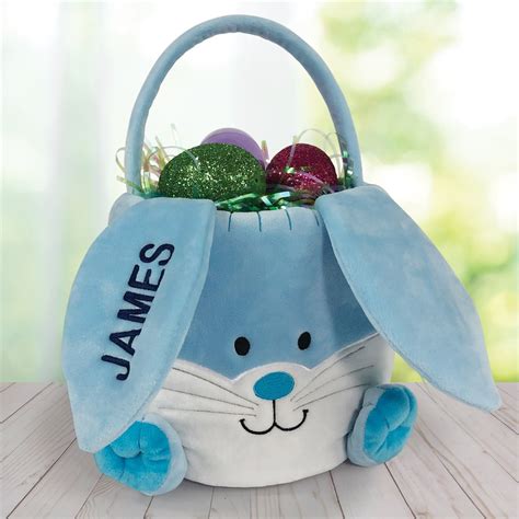 Embroidered Personalized Easter Basket Giftsforyounow