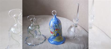 Колокольчики стеклянные коллекционные Чехия купить в Москве | Хобби и ...