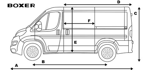 Чертеж Peugeot Boxer 94 фото