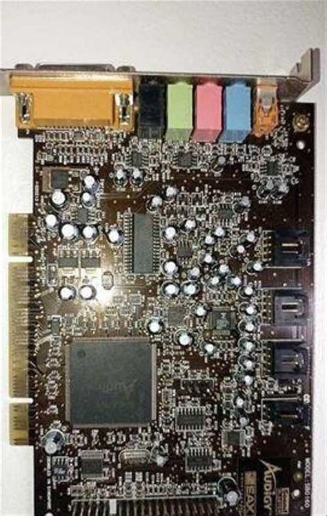 Звуковая карта sound blaster audigy sb0160 | Festima.Ru - Мониторинг ...