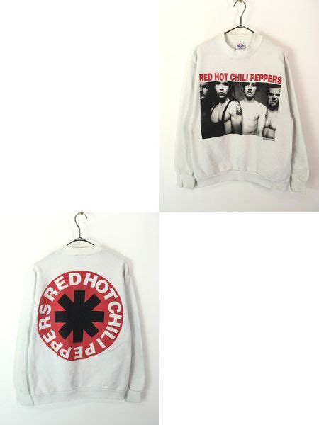 古着 90s USA製 Red Hot Chili Peppers Portrait レッチリ ミクスチャー ロック バンド スウェット トレーナー M 古着 通販 ヴィンテージ 古着