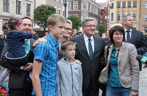 Bronisław Komorowski w Grudziądzu Przyjmie pan uchodźców pod swój