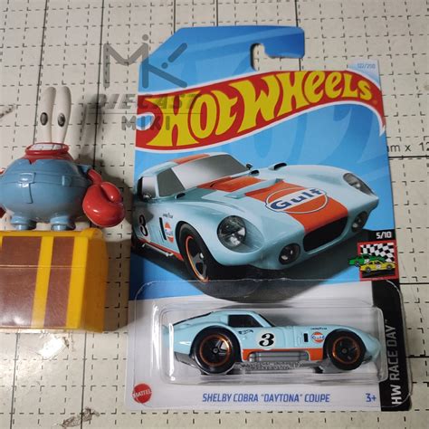 Hot WHEELS SHELBY COBRA DAYTONA COUPE GULF Shopee Malaysia