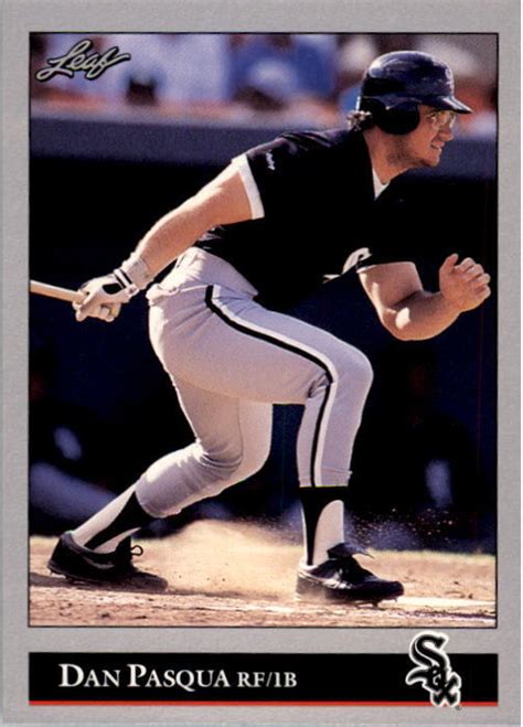 1992 Leaf Baseball Card 369 Dan Pasqua EBay