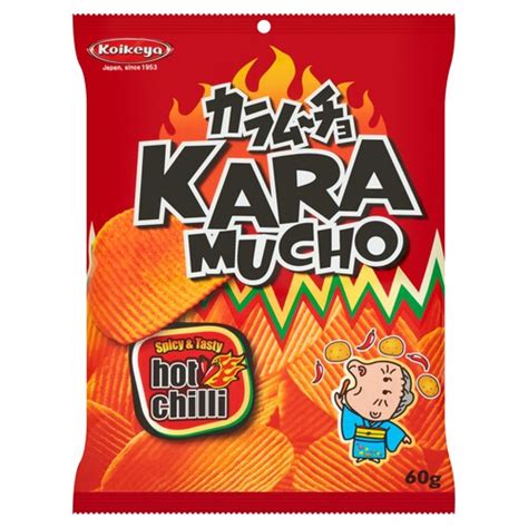 Koikeya Karamucho Hot Chilli Potato Snack Ocado