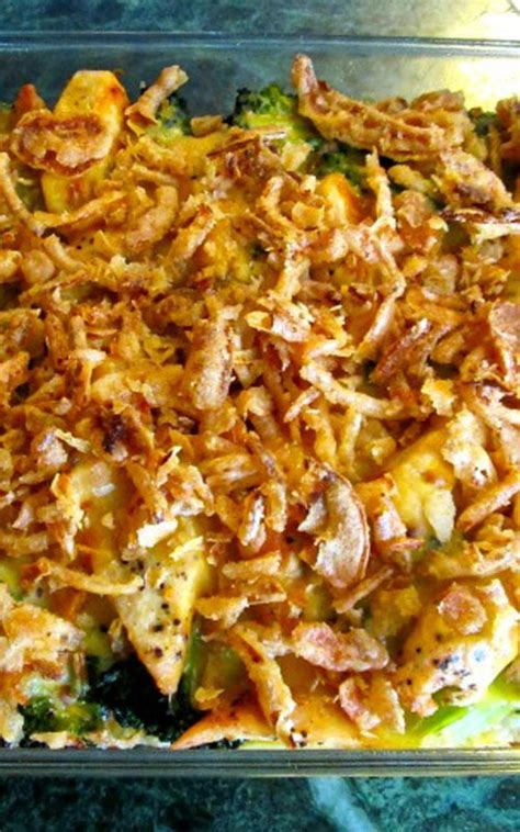 Chicken Broccoli Casserole With French Fried Onions Recipe Stl Cooks