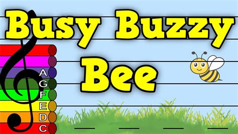 Busy Buzzy Bee Treble Clef Boomwhacker Play Along Youtube