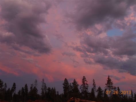 Summer Storm Over La Pine Oregon
