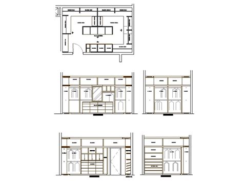 Гардеробная на плане