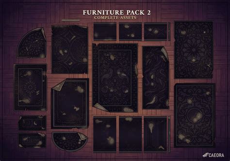 Furniture Pack 2 Complete By Caeora On Deviantart
