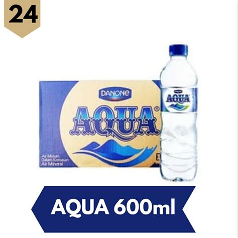 Jual Aqua 600ml Isi 24 Botol Shopee Indonesia