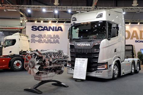 Scania R Ci Ar Wka I V Silnik Obraz Stock Editorial Obraz