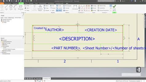 Custom Title Block In Drawings Autodesk Inventor Youtube