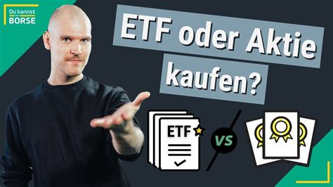 Etf Oder Einzelaktien Das Sind Die Vor Und Nachteile Youtube