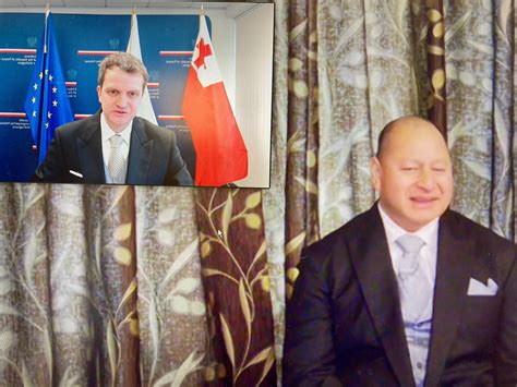 Polish Ambassador presented Letter of Credence to the King of Tonga