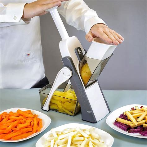 Многофункциональная овощерезка, безопасная кухонная слайсер, салатница ...