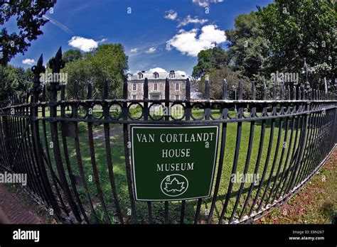 Van Cortlandt Park Manor House Museum Bronx New York Stock Photo Alamy
