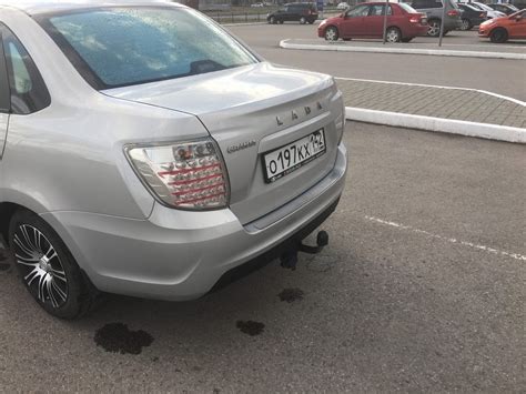 [ Диодные хром фонари ] — Lada Гранта (2G) FL, 1,6 л, 2020 года ...