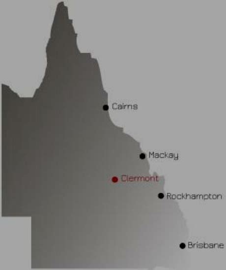 Location of Clermont, Queensland, Australia [8]. | Download Scientific ...