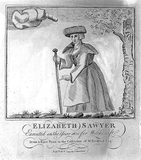 Elizabeth Sawyer | Witch, Woodcuts prints, Artist