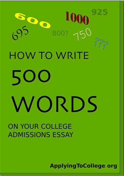 500 Word Essay 9