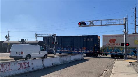 Up Manifest Freight Train South E Morada Lane Railroad Crossing