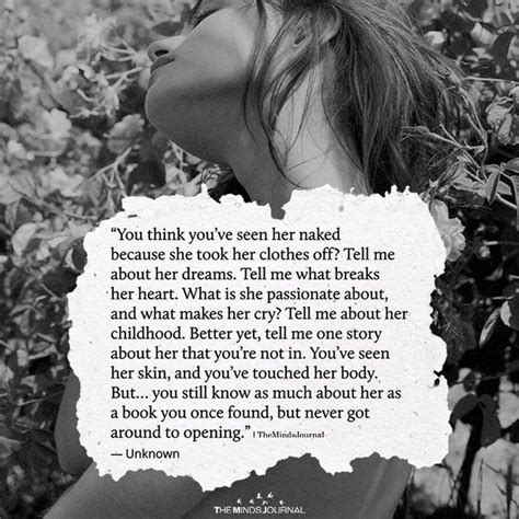 You Think You Ve Seen Her Naked Relationship Quotes Intimacy Quotes Naked Quote Take Her