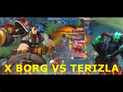 Xborg Vs Terizla X Borg Counter Terizla Best Build X Borg