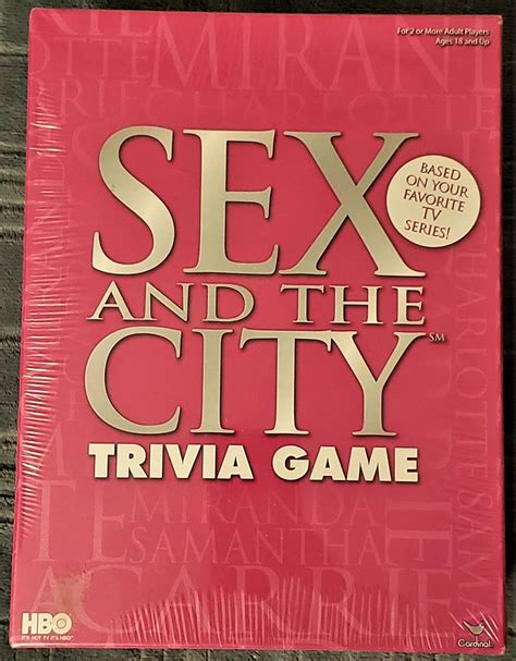 Sex And The City Trivia Game Amazon Ca Everything Else