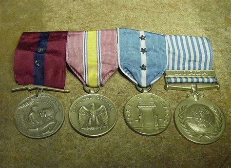 USMC Marine Corps Korean War Era 4 Campaign Service Medal Bar | #1985815712