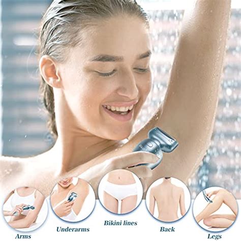 Womens Electric Razor Akunbem Bikini Trimmer Womens Electric Shaver For Legs And Underarms