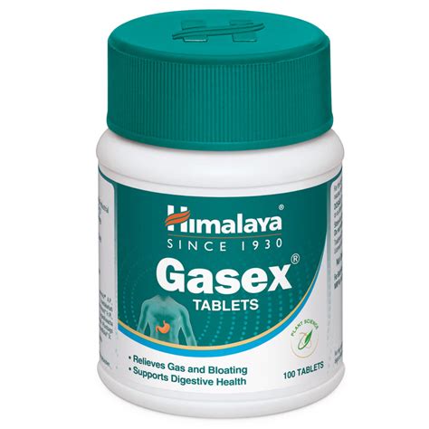 Himalaya Gasex - Improves digestion. Relieves gaseous distension ...