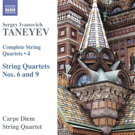 Taneyevstring Quartets 4, S.I. Taneyev | CD (album) | Muziek | bol.com