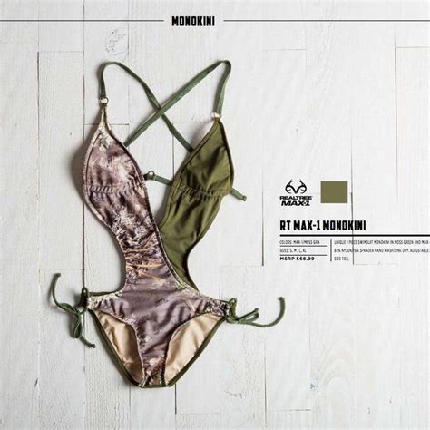 Y K Realtree Monokini Camo Bikini Army Green Depop