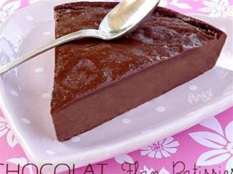 Flan pâtissier chocolat sans pâte Recette Ptitchef