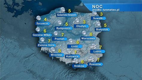 Pogoda na jutro środa 31 05 Noc miejscami może być mglista TVN Meteo