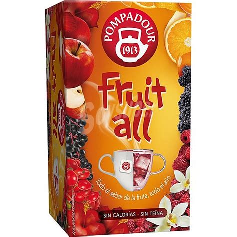 Pompadour Fruit All infusión de frutas para todo el año Estuche 20 bolsitas