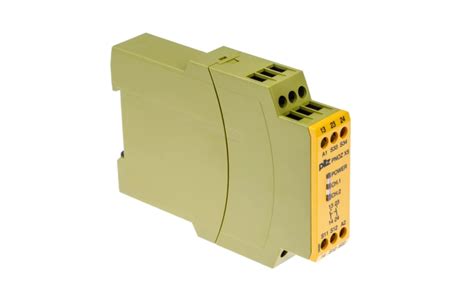 Pilz Single Dual Channel Safety Switch Interlock Safety Relay 24v
