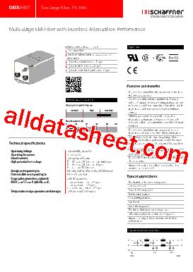 FN2090 Datasheet PDF Schaffner International Ltd