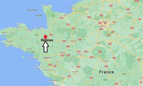 ou se trouve rennes ou se situe rennes code postal  ou se