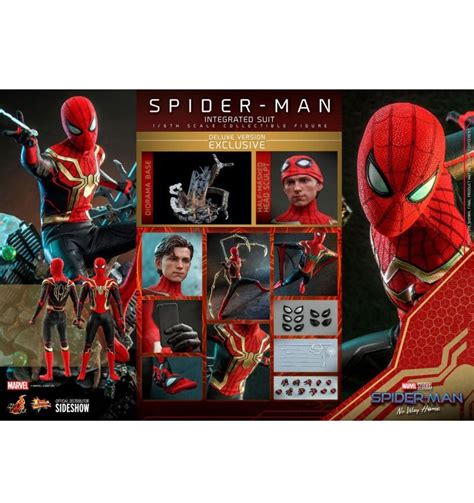 Hot Toys Spider Man No Way Home Integrated Suit Version Deluxe Version Mms Dx Action Figure