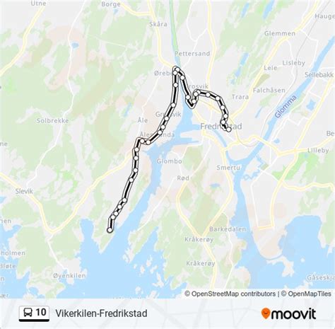 10 Rute Rutetider Holdeplasser Og Kart Fredrikstad Oppdatert