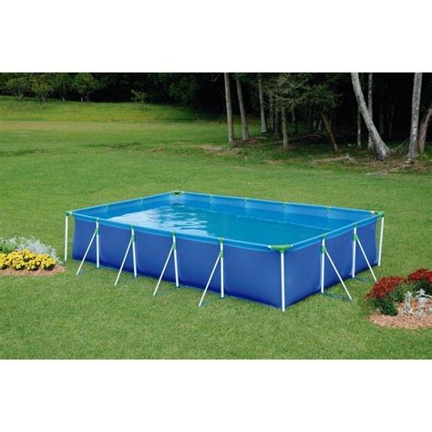 Piscina 10 Mil Litros De Armacao Retangular Premium Mor Piscina De