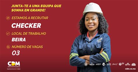 Cdm Cervejas De Moçambique No Linkedin A Cdm Parte Do Grupo Ab Inbev Está A Recrutar Checker