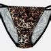 Satin String Bikini Panty Leopard Print Etsy