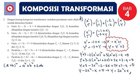 Komposisi Translasi Fungsi Transformasi Geometri Matematika Sma Kelas 11 Youtube